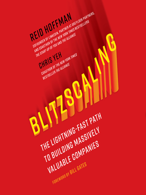 Title details for Blitzscaling by Reid Hoffman - Available